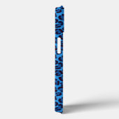 blauw uitlijnpatroon Case-Mate iPhone case (Achterkant / Rechts)