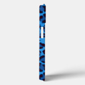 blauw uitlijnpatroon Case-Mate iPhone case (Achterkant / Rechts)