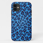 blauw uitlijnpatroon Case-Mate iPhone case (Achterkant)