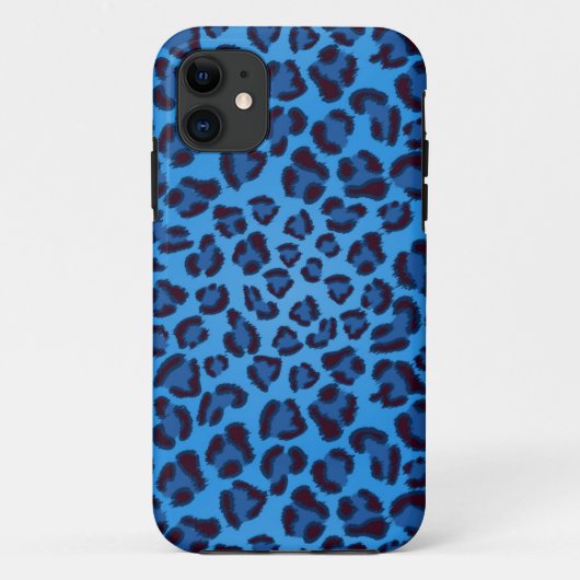 blauw uitlijnpatroon Case-Mate iPhone case (Achterkant)