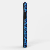 blauw uitlijnpatroon Case-Mate iPhone case (Achterkant/rechts)