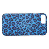 blauw uitlijnpatroon Case-Mate iPhone case (Achterkant (Horizontaal))