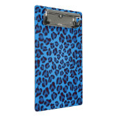 blauw uitlijnpatroon mini klembord (Schuin)