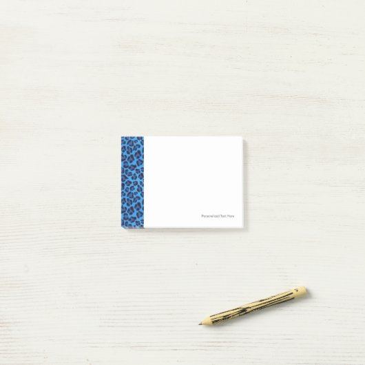 blauw uitlijnpatroon post-it® notes (Op bureau)