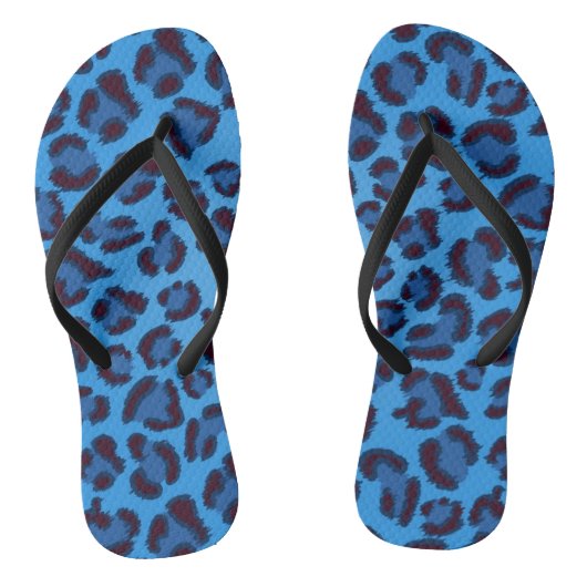 blauw uitlijnpatroon teenslippers (Voetbed)