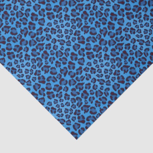 blauw uitlijnpatroon tissuepapier (Detail)