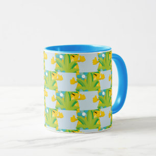 Blauw van ananasappelblauw mok