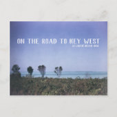 Blauw van de Atlantische Oceaan van het Afbeelding Briefkaart (Voorkant)