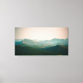 Blauw van de bergen canvas afdruk (Voorkant)