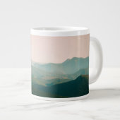 Blauw van de bergen grote koffiekop (Voorkant rechts)