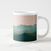 Blauw van de bergen grote koffiekop (Rechts)