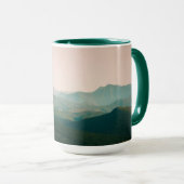 Blauw van de bergen mok (Voorkant rechts)