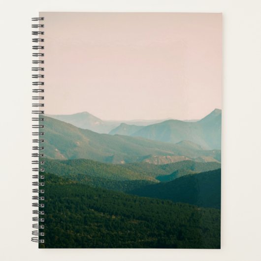 Blauw van de bergen planner (Voorkant)