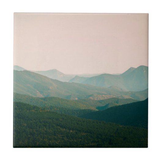 Blauw van de bergen tegeltje (Voorkant)