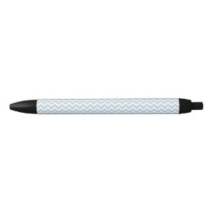 Blauw van het Baby van de Lijnen van de Zigzag van Zwarte Inkt Pen