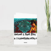 Blauw van Izabella Kaart (Achterkant)