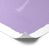 Blauw van lavender poster (Hoek)