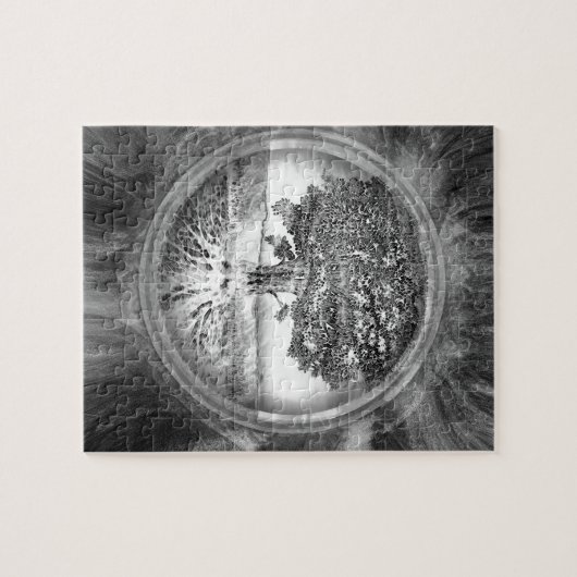 Blauw van Life Hope Black Legpuzzel (Horizontaal)