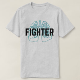 Blauw van Mannen voor pulmonale vesting T-shirt