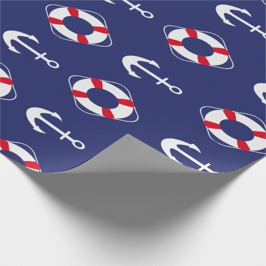Blauw van Navy Cadeaupapier (Hoek)