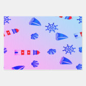 Blauw van Navy Inpakpapier Vel (Voorkant 2)