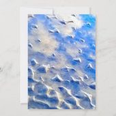 Blauw van oceaan en lucht  kaart (Achterkant)