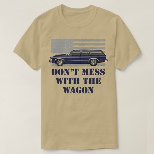 Blauw van rotzooi t-shirt (Design voorkant)