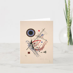 Blauw van Wassily Kandinsky Bedankkaart
