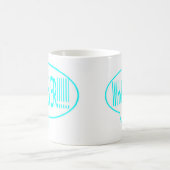 Blauw van wat er ook in de sprekerslijst staat koffiemok (Center)