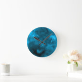 Blauw veelhoekig ronde klok (Huis)