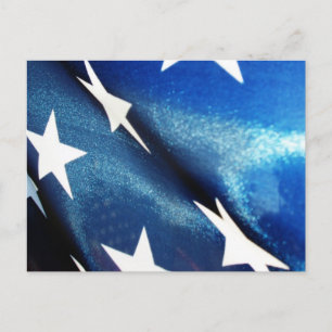 Blauw veld (1) briefkaart