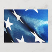 Blauw veld (1) briefkaart (Voorkant)