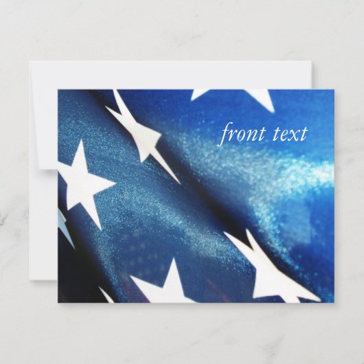 Blauw veld (1) kaart (Voorkant)