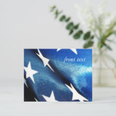 Blauw veld (1) kaart (Staand voorkant)