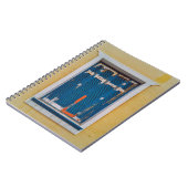 BLAUW VENSTER NOTITIEBOEK (Linkerzijde)