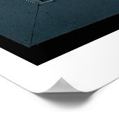 Blauw venster poster (Hoek)