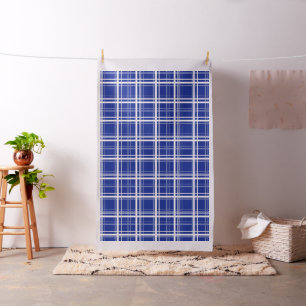 Blauw venster stof