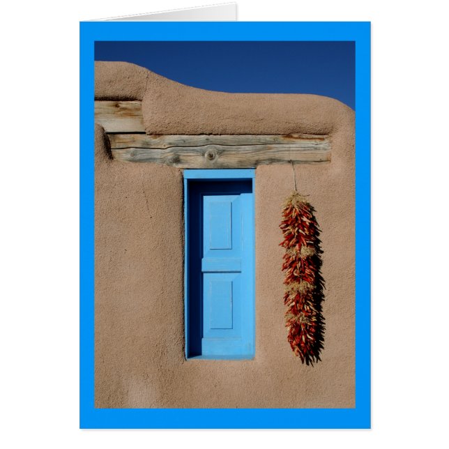 Blauw venster van Taos (Voorkant)