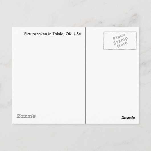 Blauw ventilator Briefkaart (Achterkant)