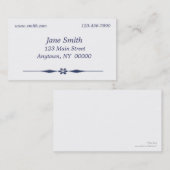 Blauw ventilator Visitekaartje (Voorkant / Achterkant)