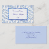 Blauw ventilator Visitekaartje (Voorkant / Achterkant)