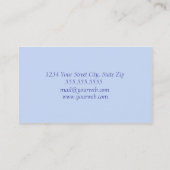 Blauw ventilator Visitekaartje (Achterkant)