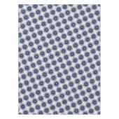 Blauw ventilatorgrafisch patroon tafelkleed (Voorkant)