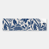 blauw ventilatorpatroon bumpersticker (Voorkant)