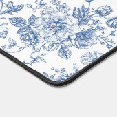 Blauw ventilatorpatroon bureaumat (Hoek)