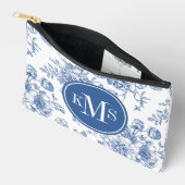 Blauw ventilatorpatroon etui (Open)