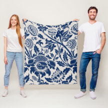  blauw ventilatorpatroon