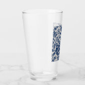 blauw ventilatorpatroon glas (Rechts)