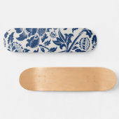  blauw ventilatorpatroon persoonlijk skateboard (Horizontaal)