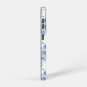 Blauw ventilatorpatroon samsung galaxy hoesje (Rechterkant)